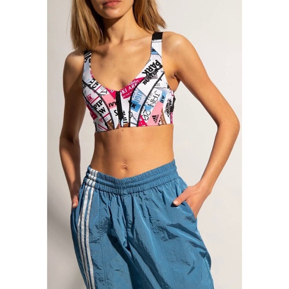 Adidas Ivy Park Medium-Support Ski Tag Bra Small